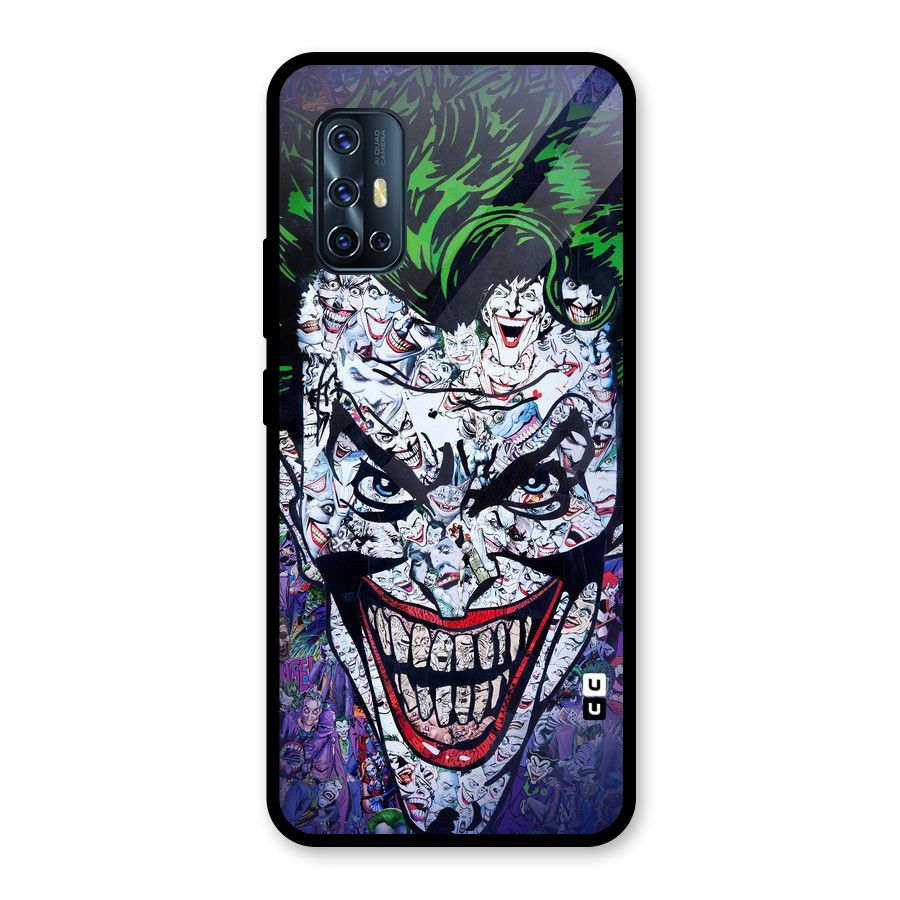 Art Face Glass Back Case for Vivo V17