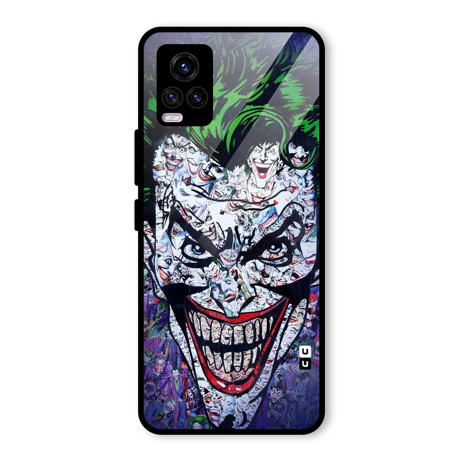 Art Face Glass Back Case for Vivo V20
