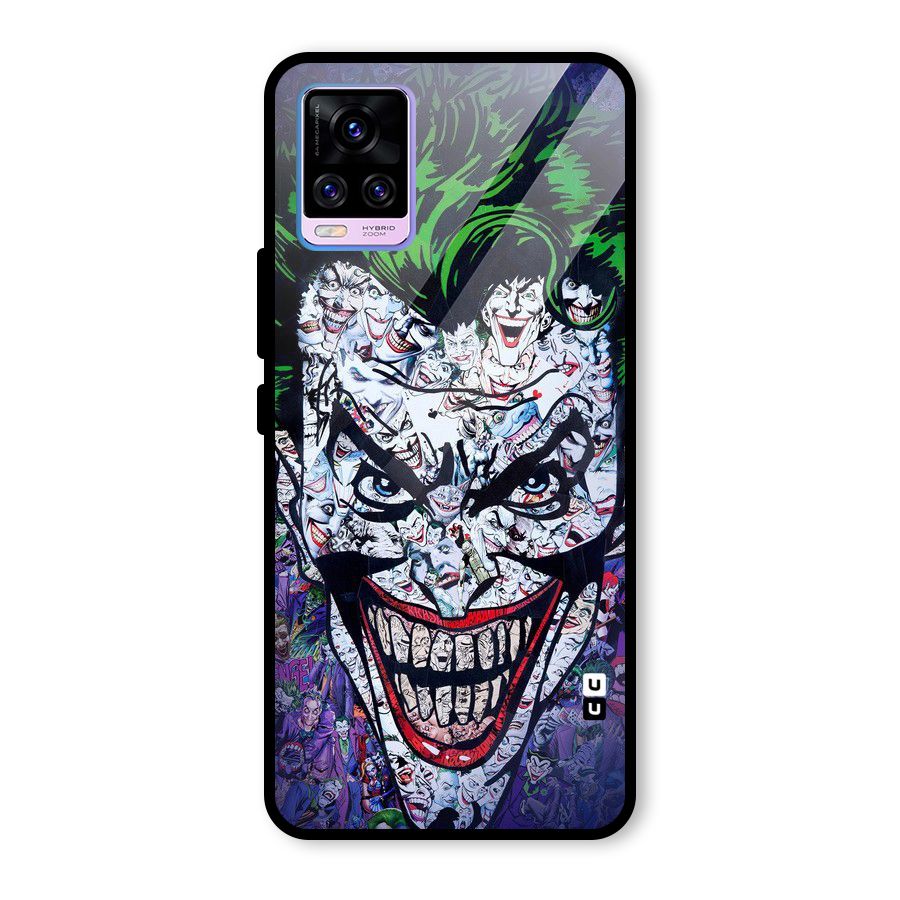 Art Face Glass Back Case for Vivo V20 Pro