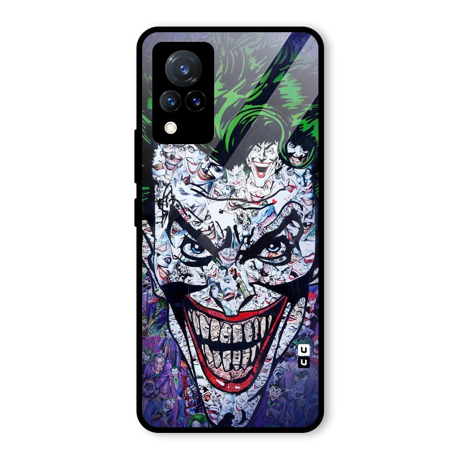 Art Face Glass Back Case for Vivo V21 5G