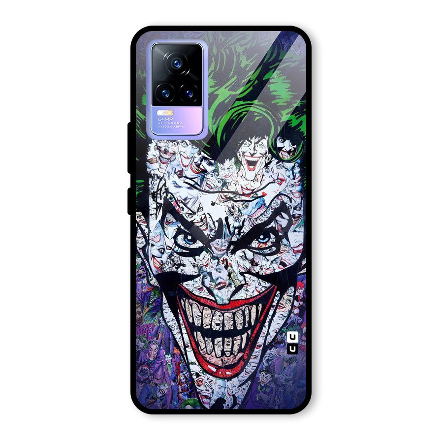 Art Face Glass Back Case for Vivo Y73