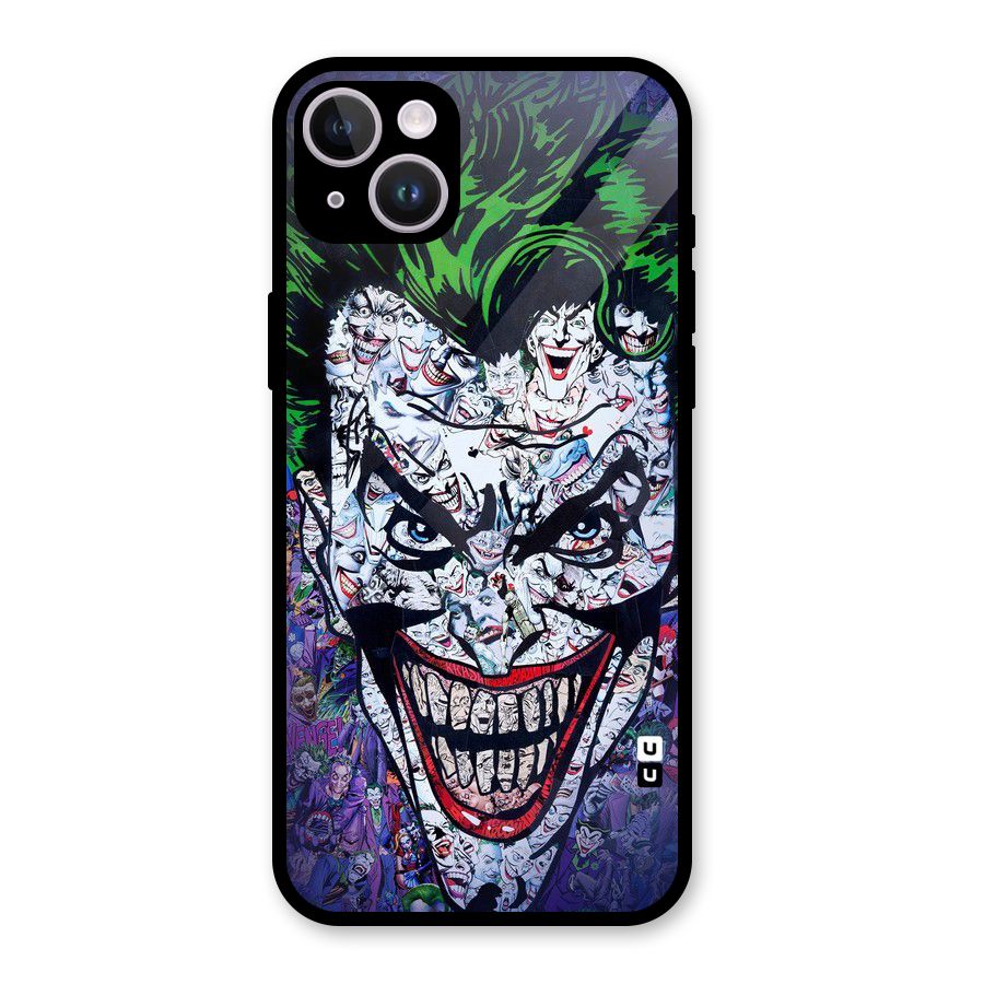 Art Face Glass Back Case for iPhone 14 Plus