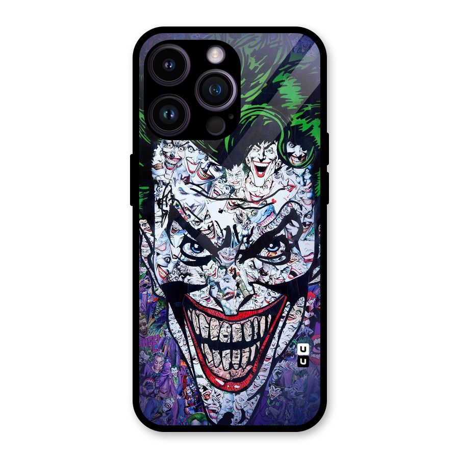 Art Face Glass Back Case for iPhone 14 Pro Max