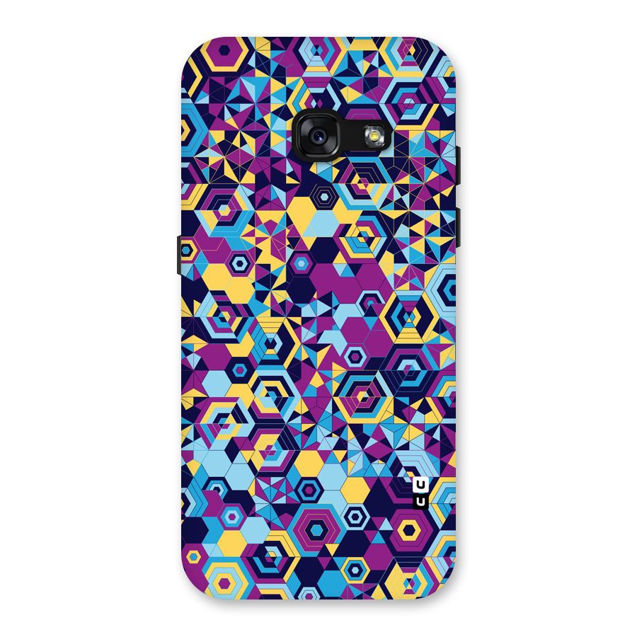 Artistic Abstract Back Case for Galaxy A3 (2017)