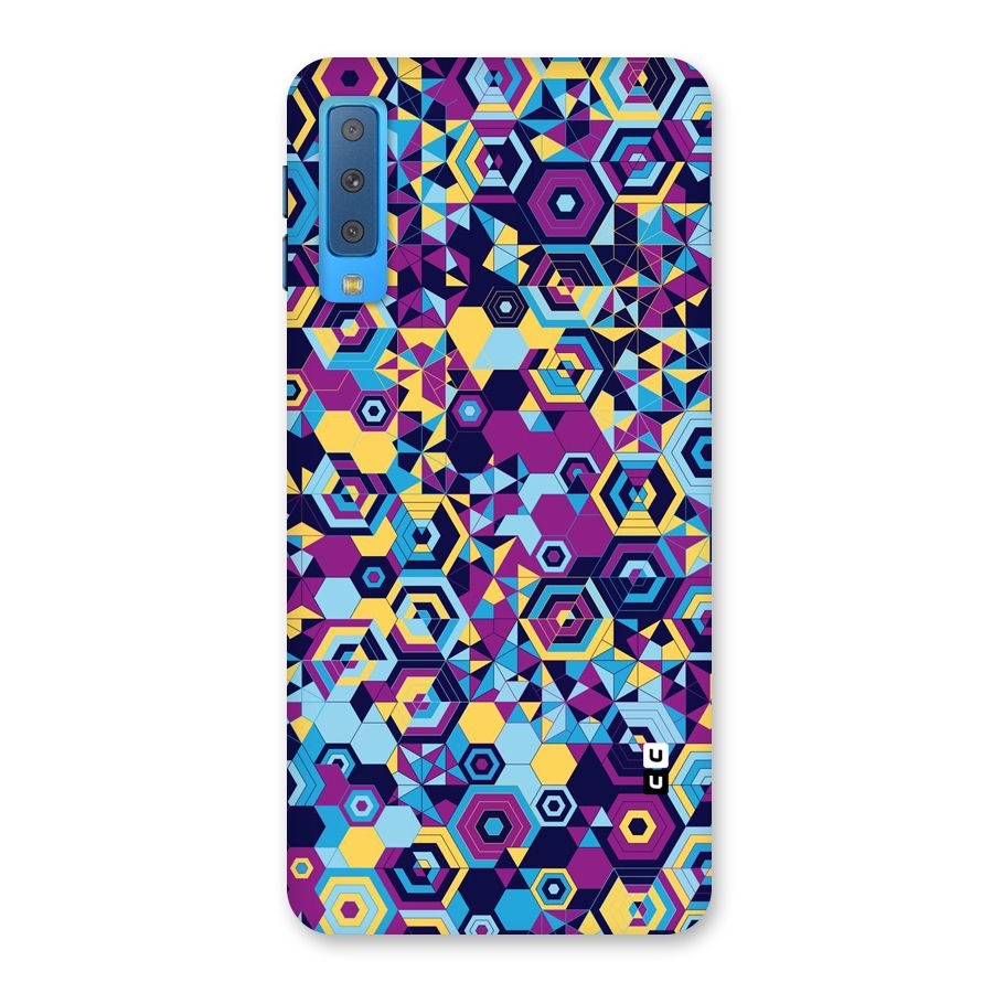 Artistic Abstract Back Case for Galaxy A7 (2018)