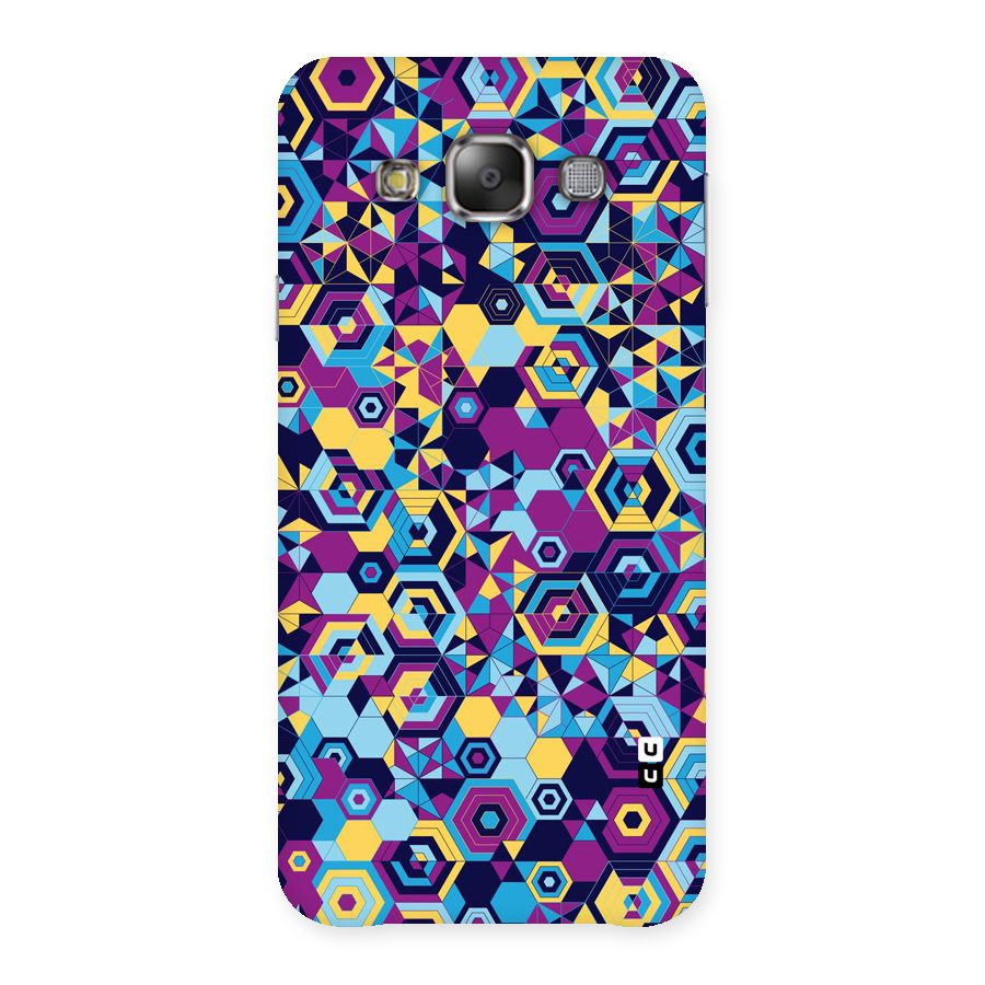 Artistic Abstract Back Case for Galaxy E7
