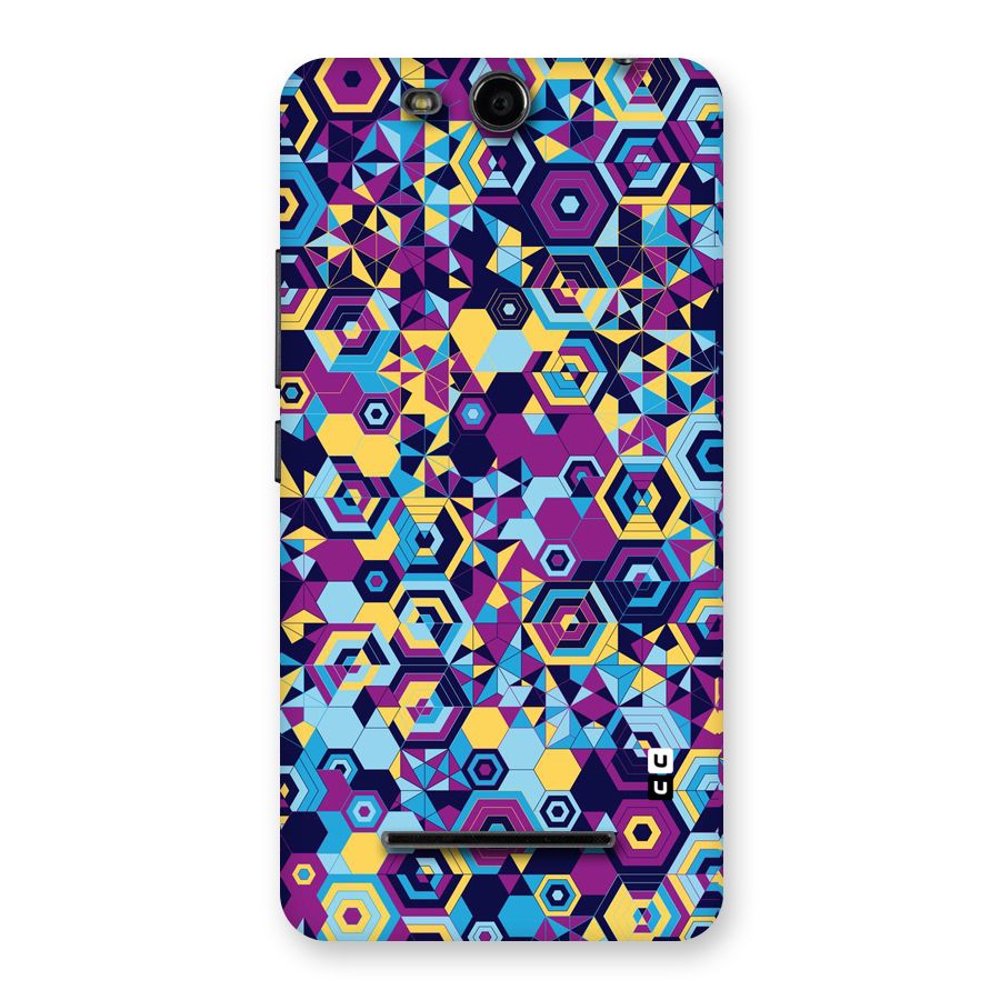 Artistic Abstract Back Case for Micromax Canvas Juice 3 Q392