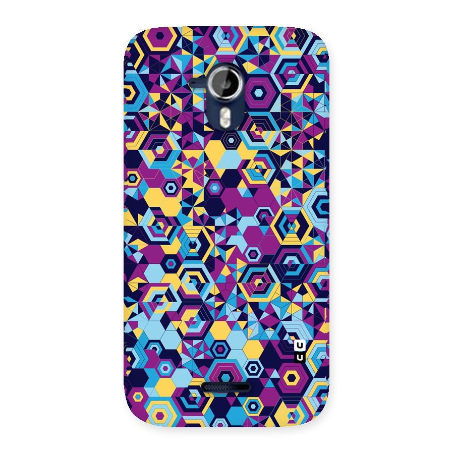 Artistic Abstract Back Case for Micromax Canvas Magnus A117