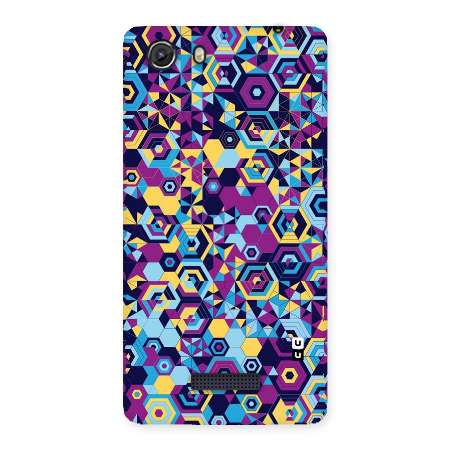 Artistic Abstract Back Case for Micromax Unite 3