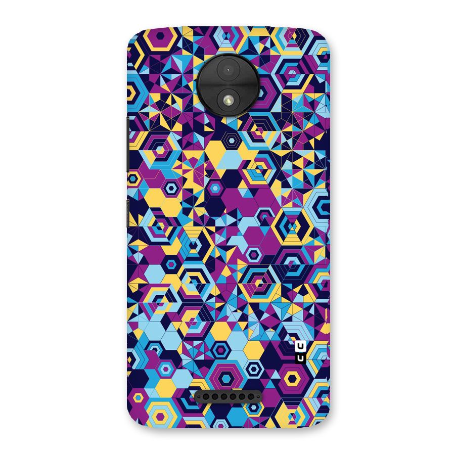 Artistic Abstract Back Case for Moto C