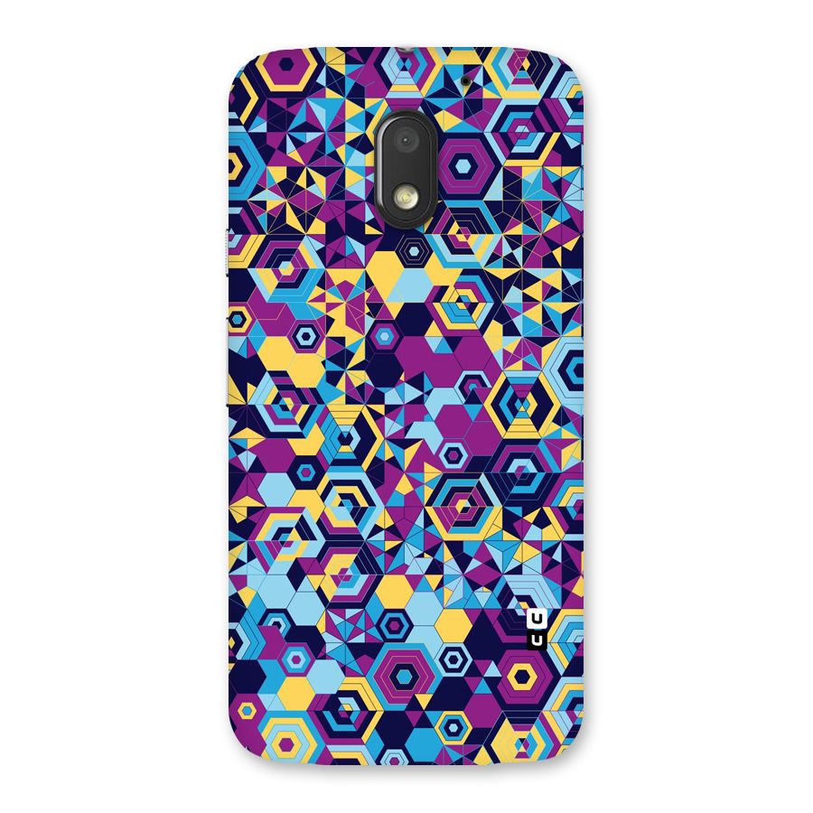 Artistic Abstract Back Case for Moto E3 Power