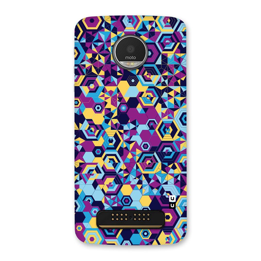 Artistic Abstract Back Case for Moto Z Play