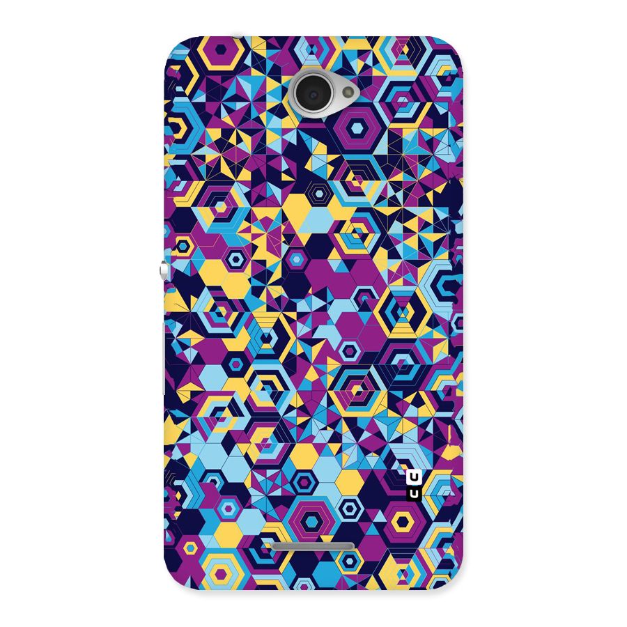Artistic Abstract Back Case for Sony Xperia E4