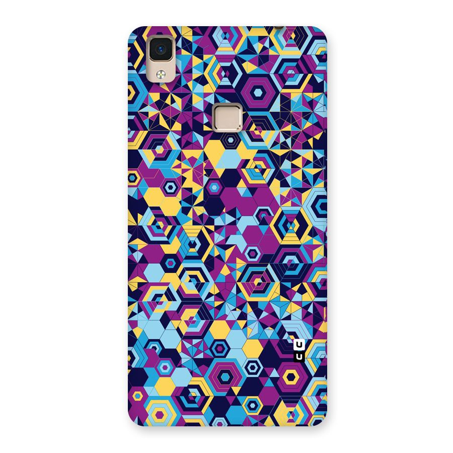 Artistic Abstract Back Case for V3 Max