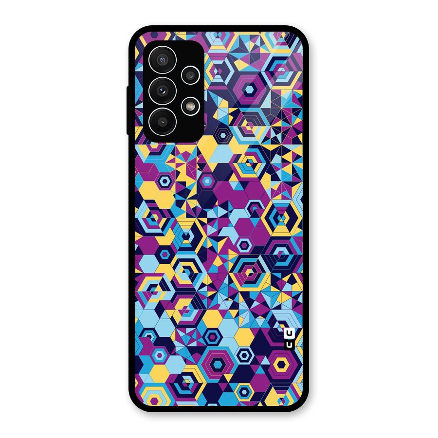 Artistic Abstract Glass Back Case for Galaxy A23