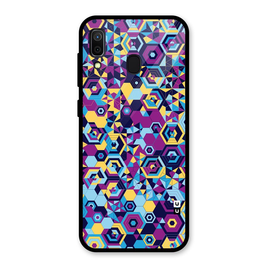 Artistic Abstract Glass Back Case for Galaxy A30