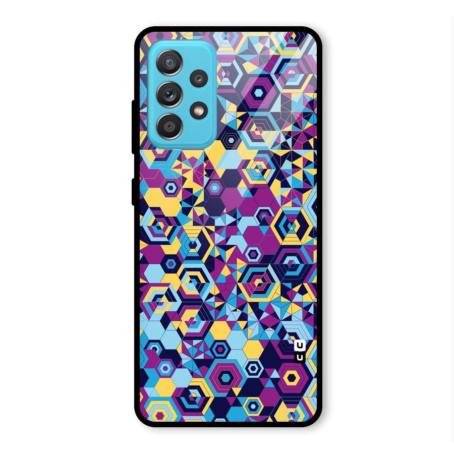 Artistic Abstract Glass Back Case for Galaxy A52