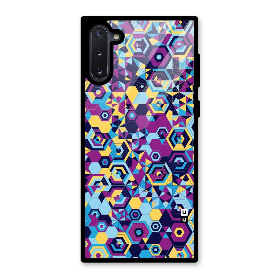 Artistic Abstract Glass Back Case for Galaxy Note 10