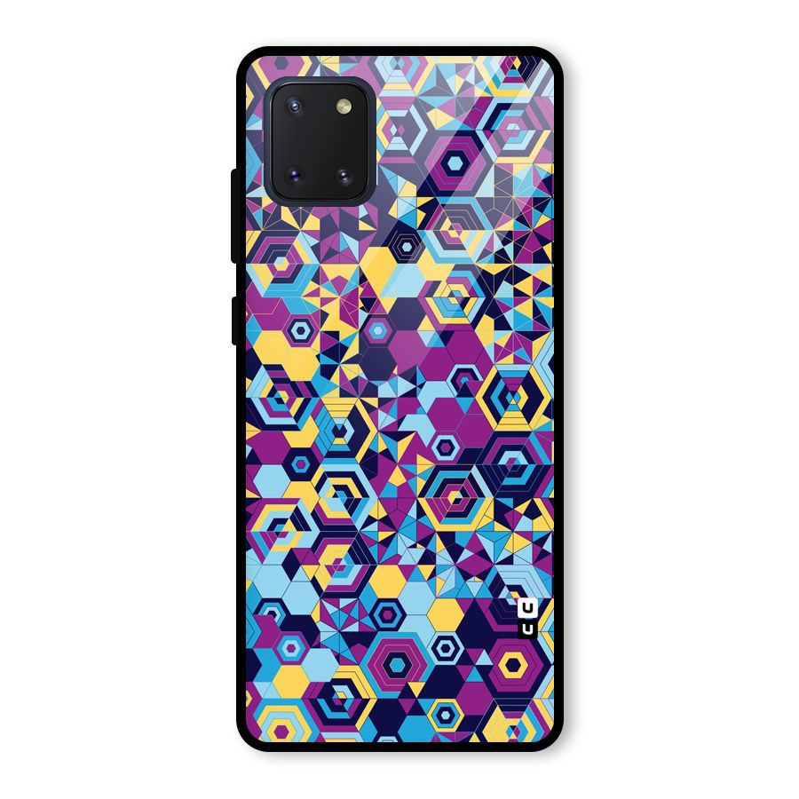 Artistic Abstract Glass Back Case for Galaxy Note 10 Lite