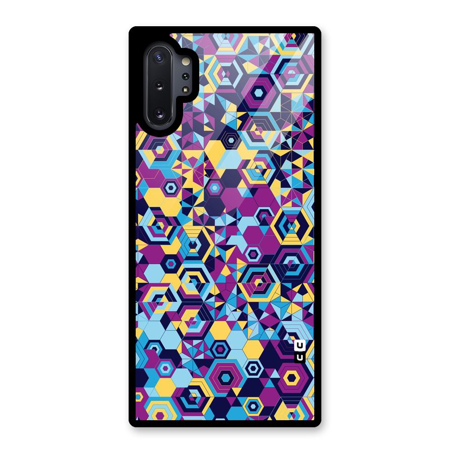 Artistic Abstract Glass Back Case for Galaxy Note 10 Plus