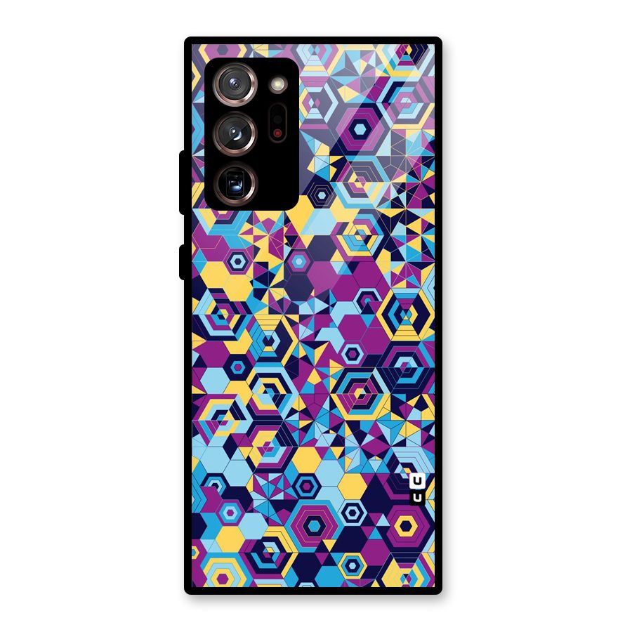 Artistic Abstract Glass Back Case for Galaxy Note 20 Ultra 5G