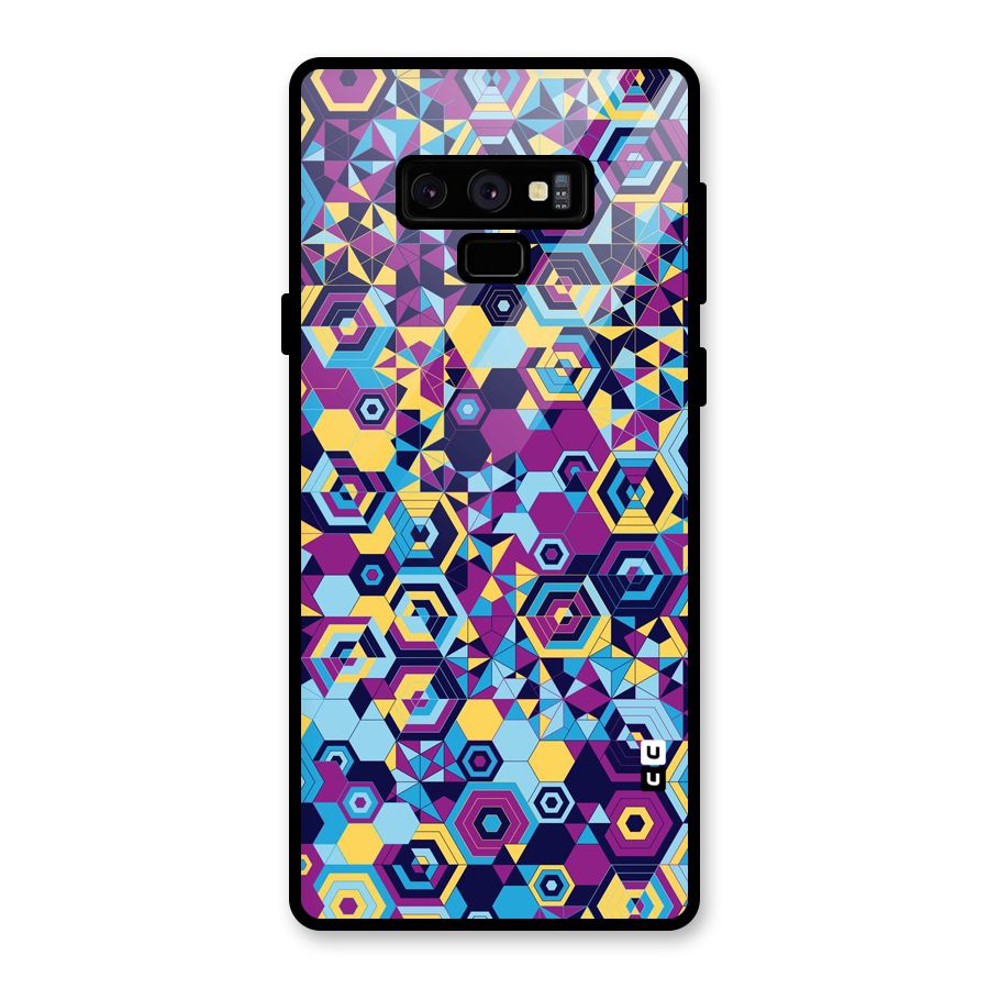 Artistic Abstract Glass Back Case for Galaxy Note 9