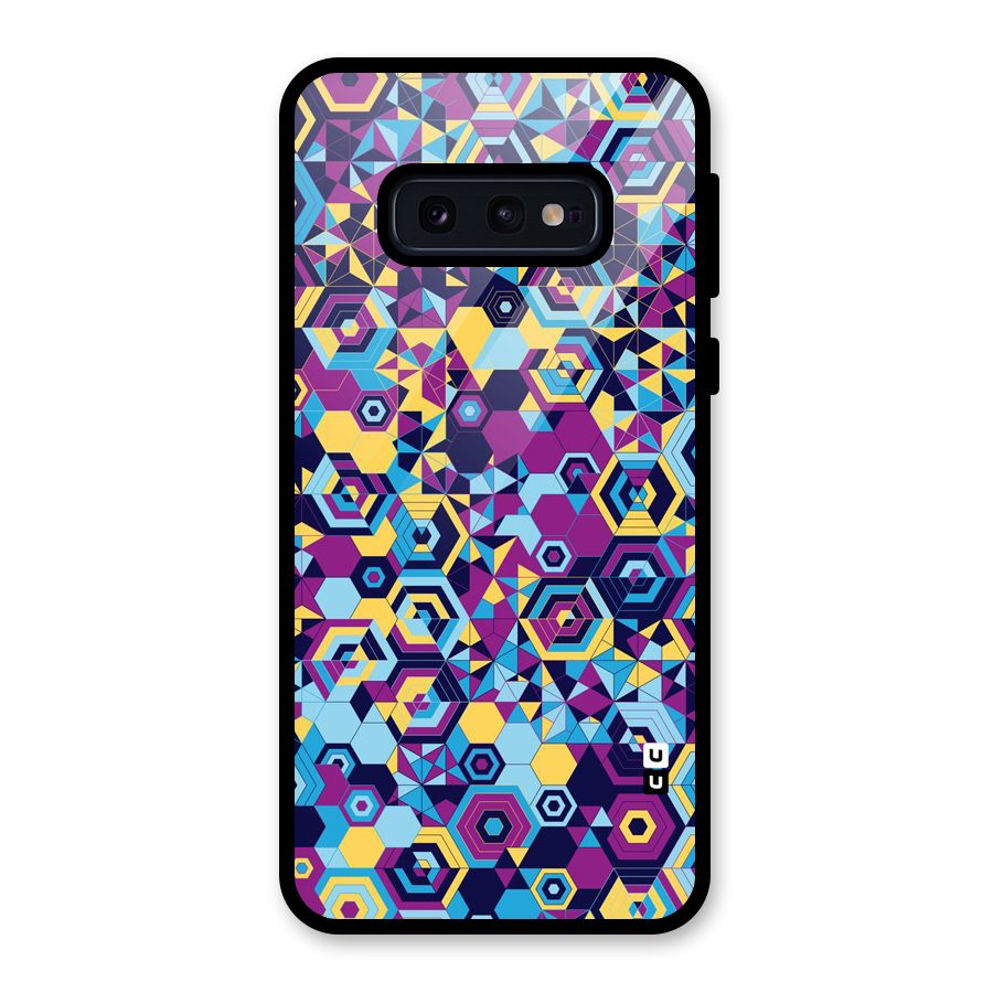 Artistic Abstract Glass Back Case for Galaxy S10e