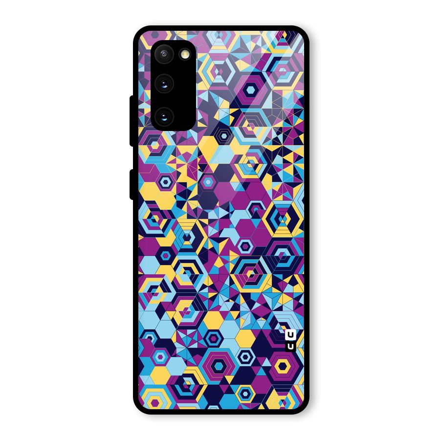 Artistic Abstract Glass Back Case for Galaxy S20 FE 5G