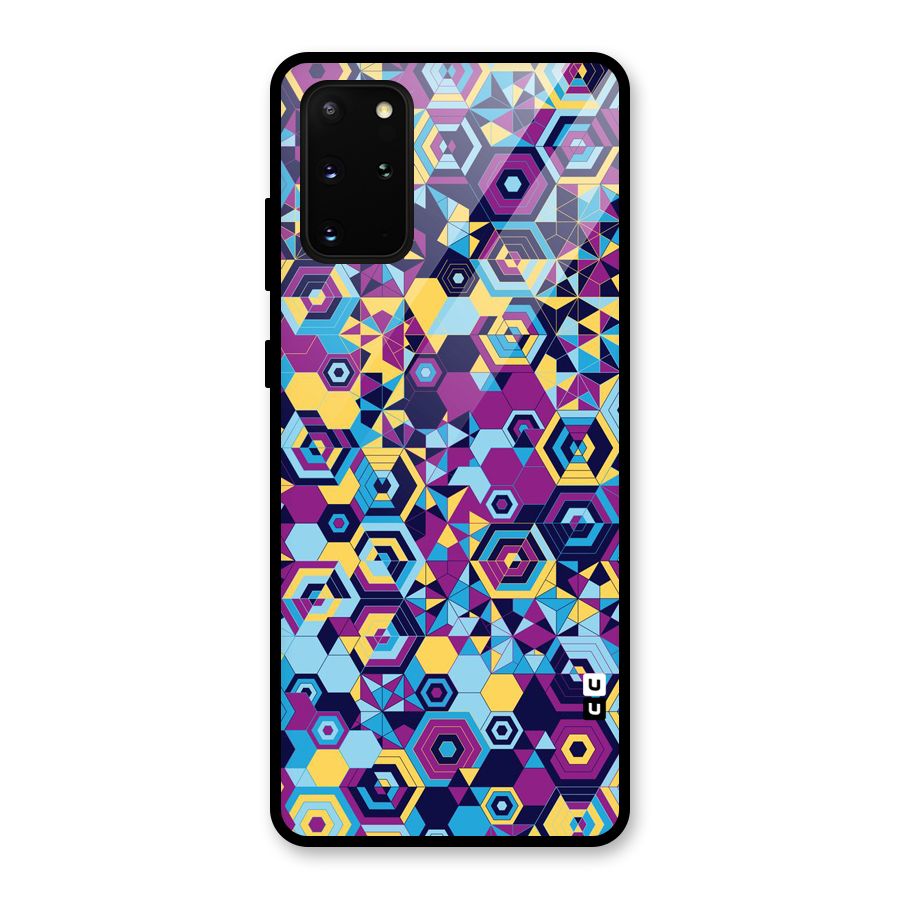 Artistic Abstract Glass Back Case for Galaxy S20 Plus