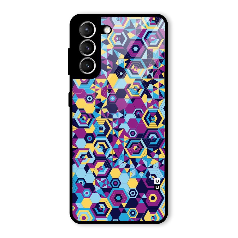 Artistic Abstract Glass Back Case for Galaxy S21 5G