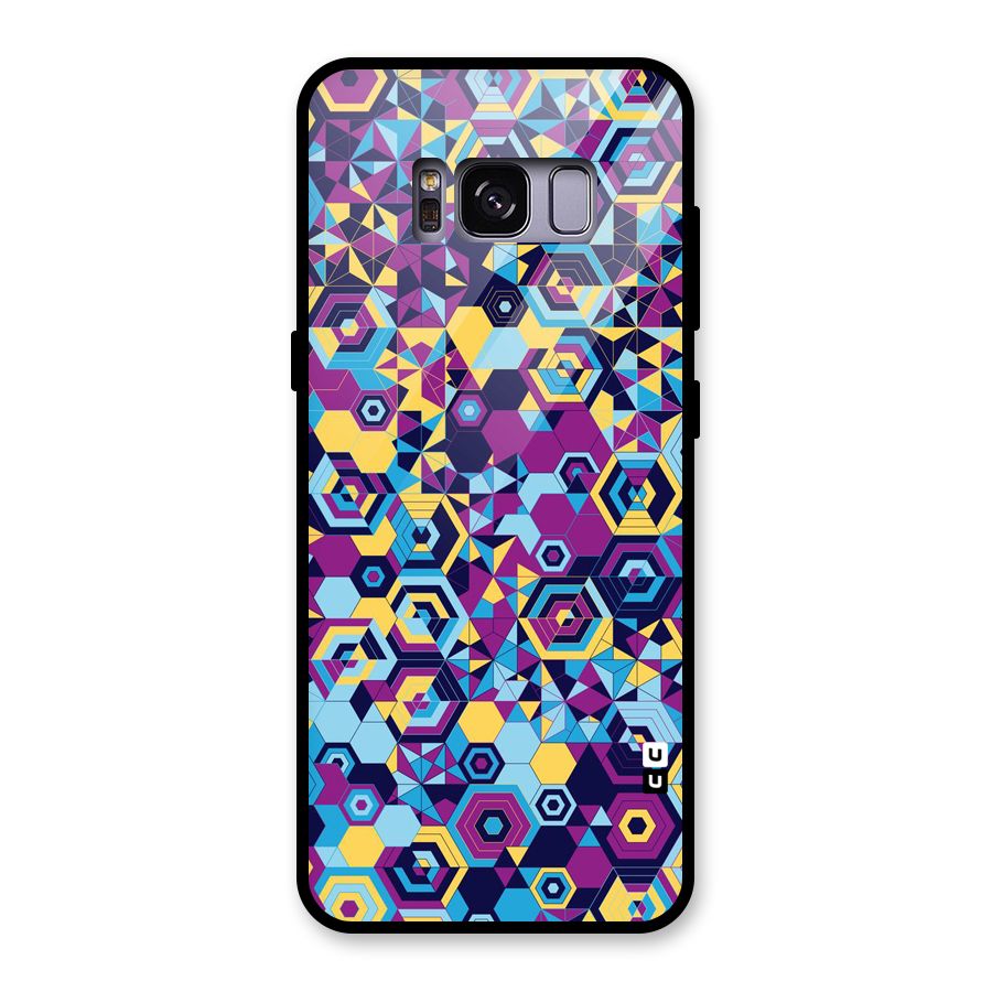 Artistic Abstract Glass Back Case for Galaxy S8