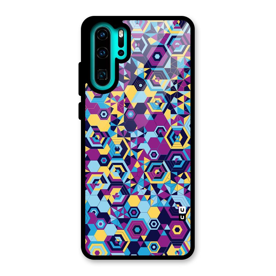 Artistic Abstract Glass Back Case for Huawei P30 Pro