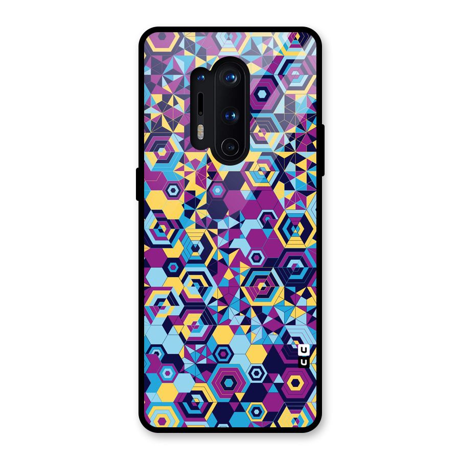 Artistic Abstract Glass Back Case for OnePlus 8 Pro