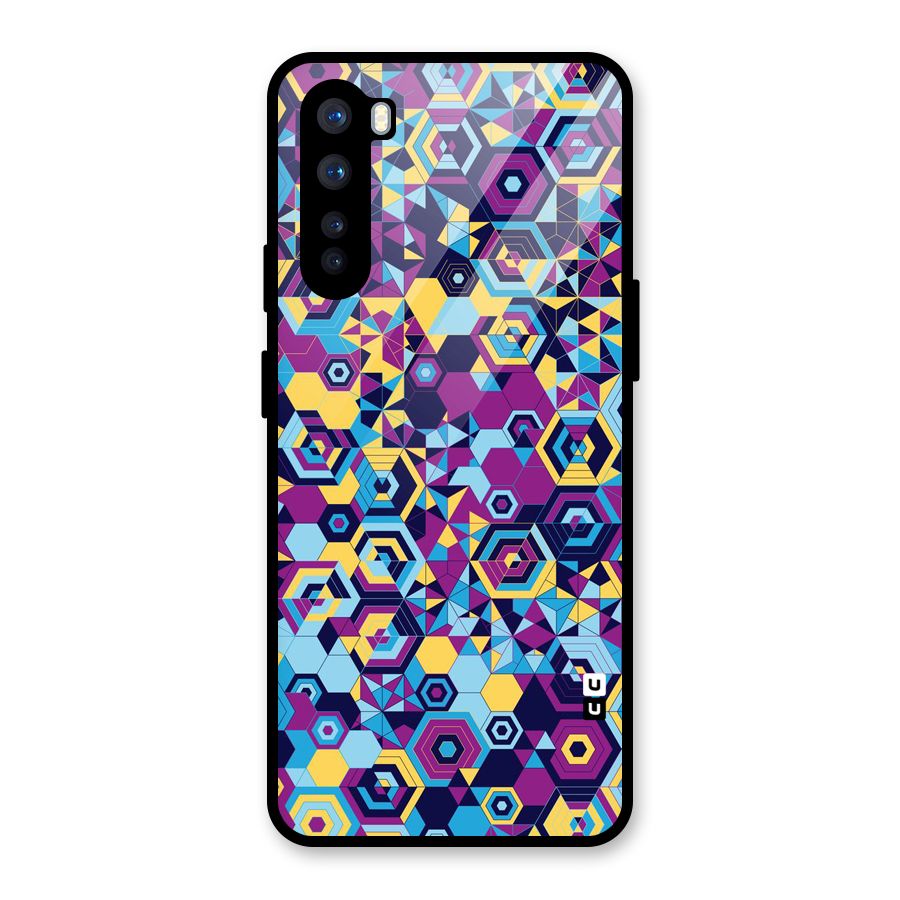 Artistic Abstract Glass Back Case for OnePlus Nord