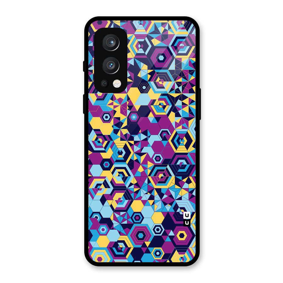 Artistic Abstract Glass Back Case for OnePlus Nord 2 5G
