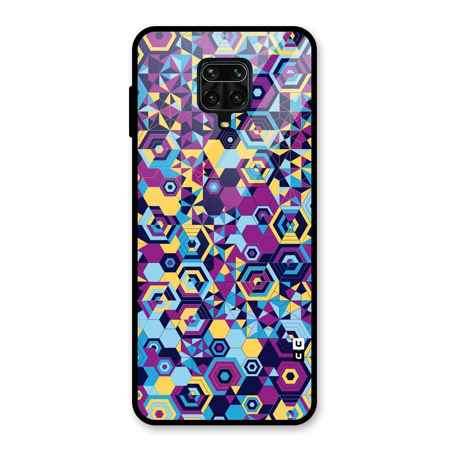 Artistic Abstract Glass Back Case for Poco M2 Pro