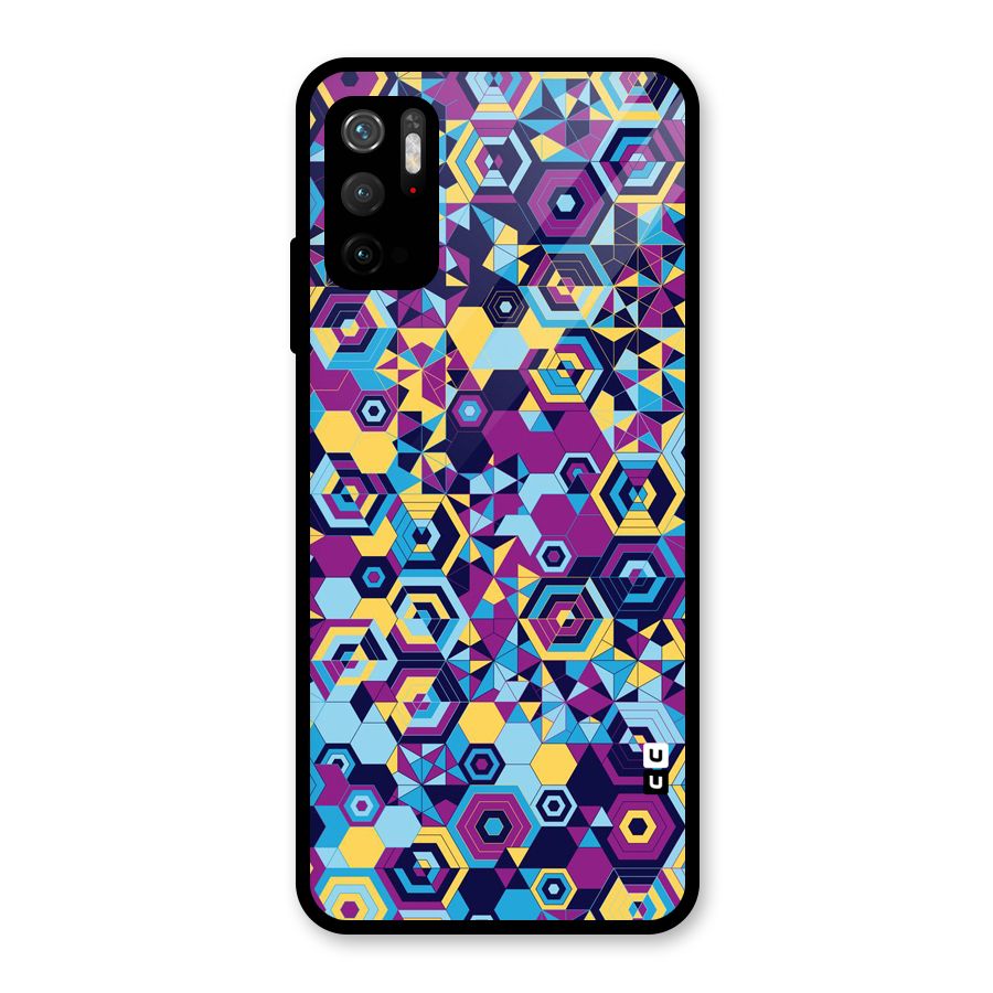 Artistic Abstract Glass Back Case for Poco M3 Pro 5G