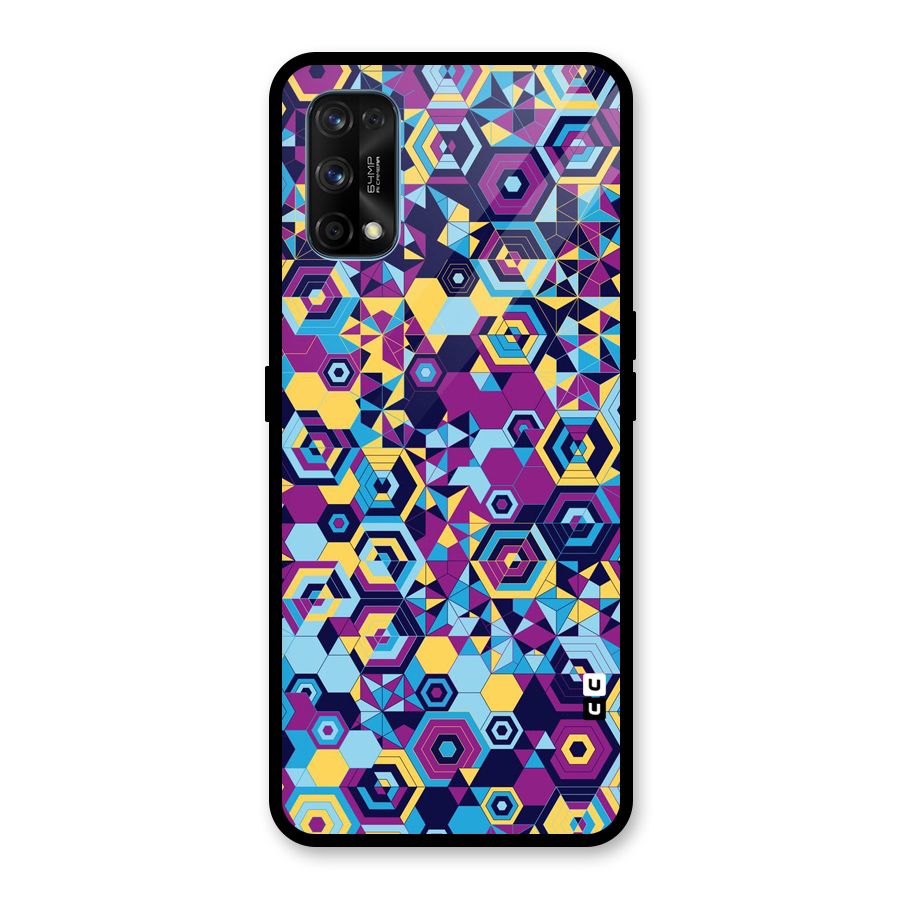 Artistic Abstract Glass Back Case for Realme 7 Pro