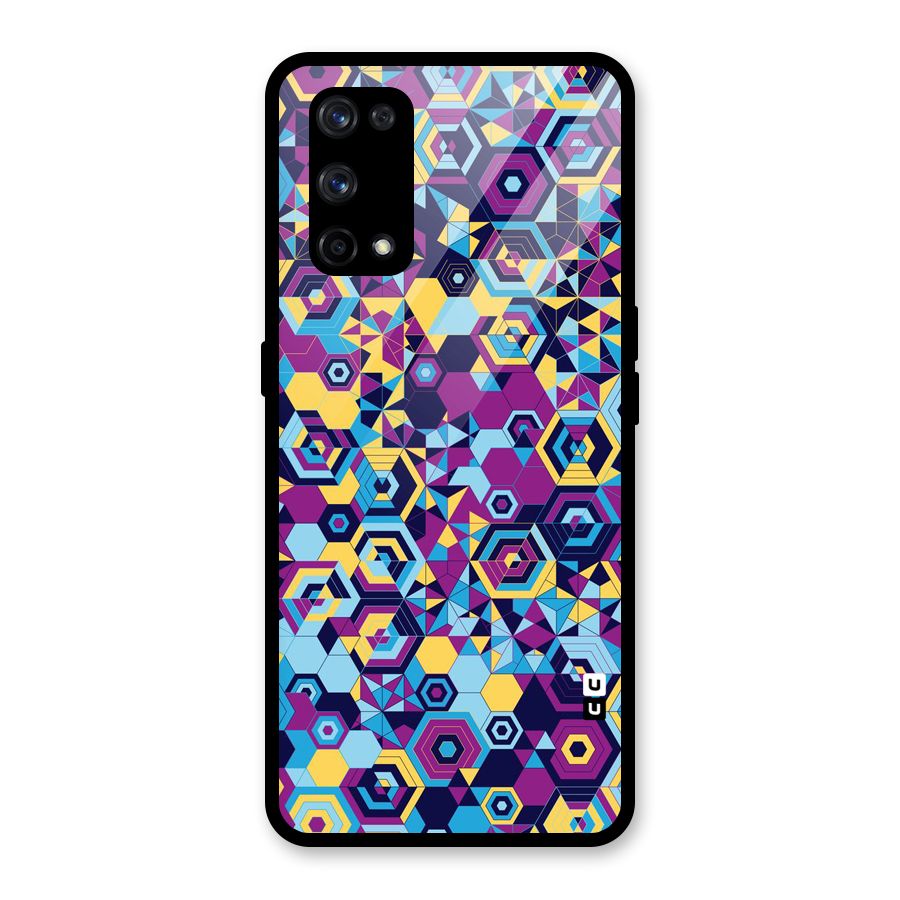 Artistic Abstract Glass Back Case for Realme X7 Pro