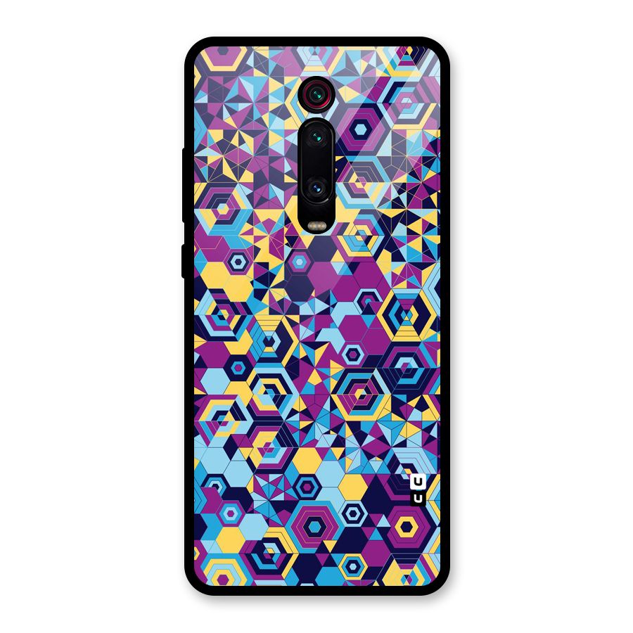 Artistic Abstract Glass Back Case for Redmi K20 Pro