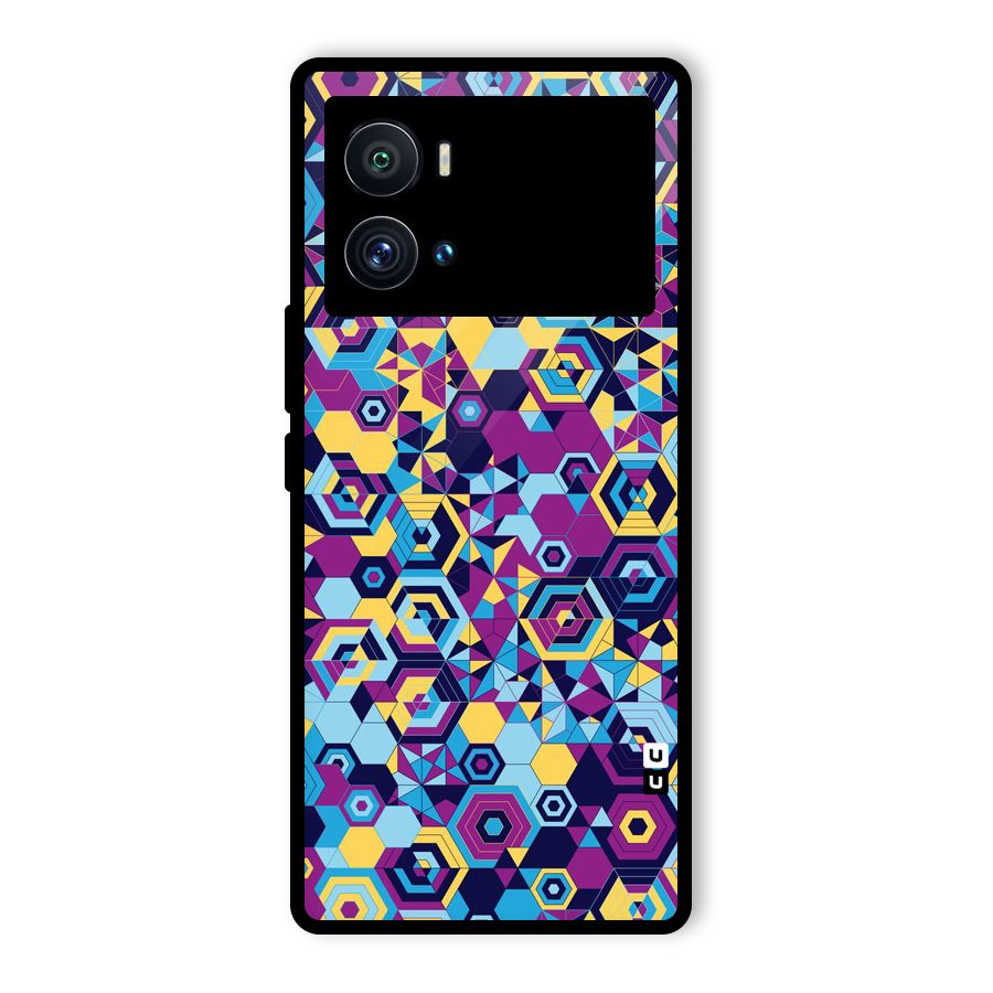 Artistic Abstract Glass Back Case for Vivo iQOO 9 Pro