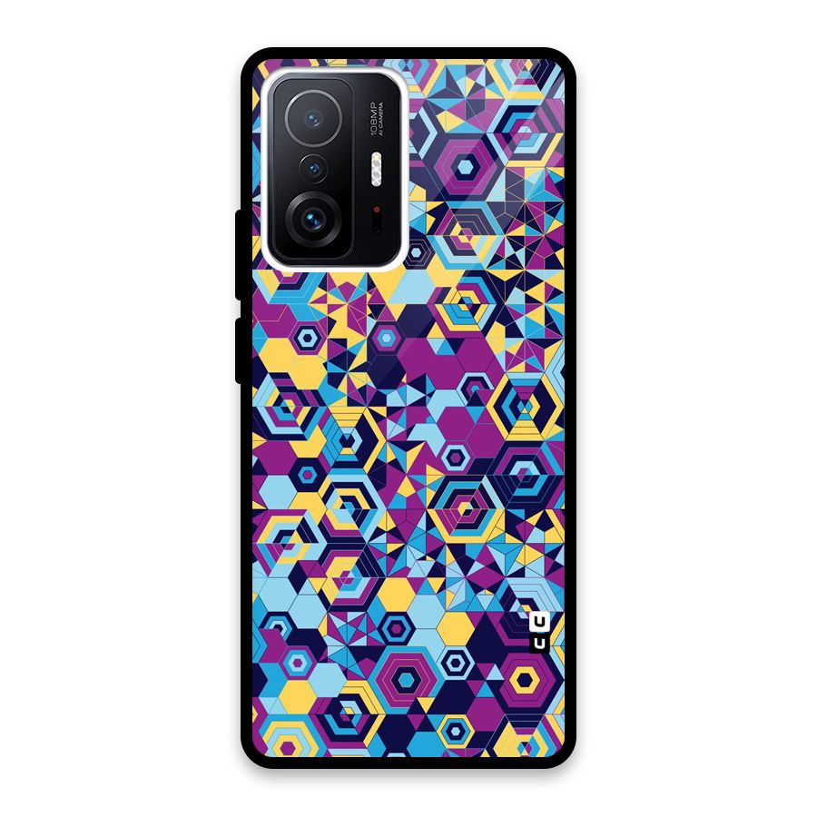 Artistic Abstract Glass Back Case for Xiaomi 11T Pro