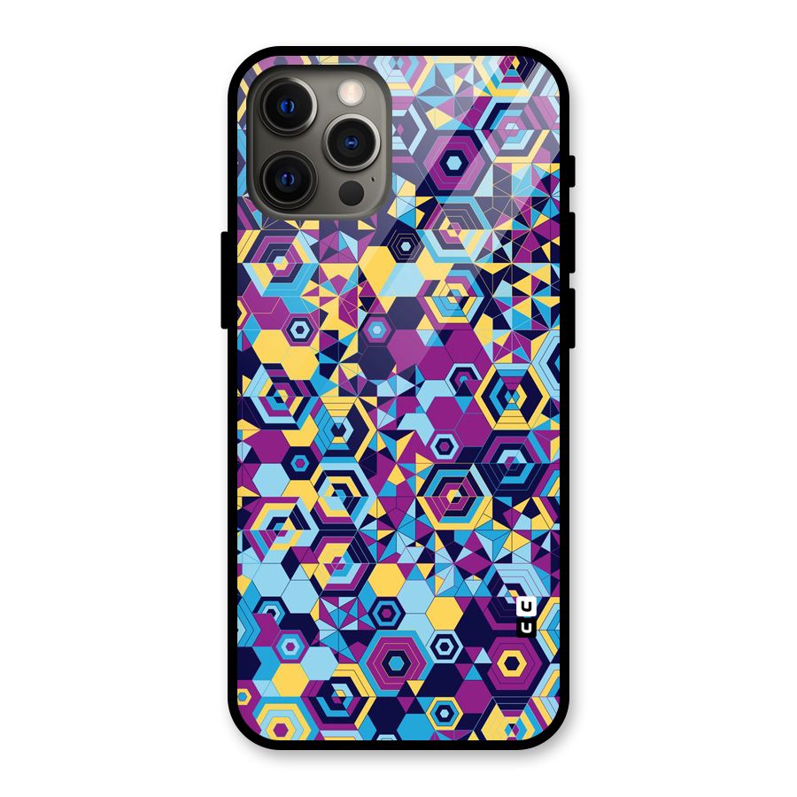 Artistic Abstract Glass Back Case for iPhone 12 Pro Max