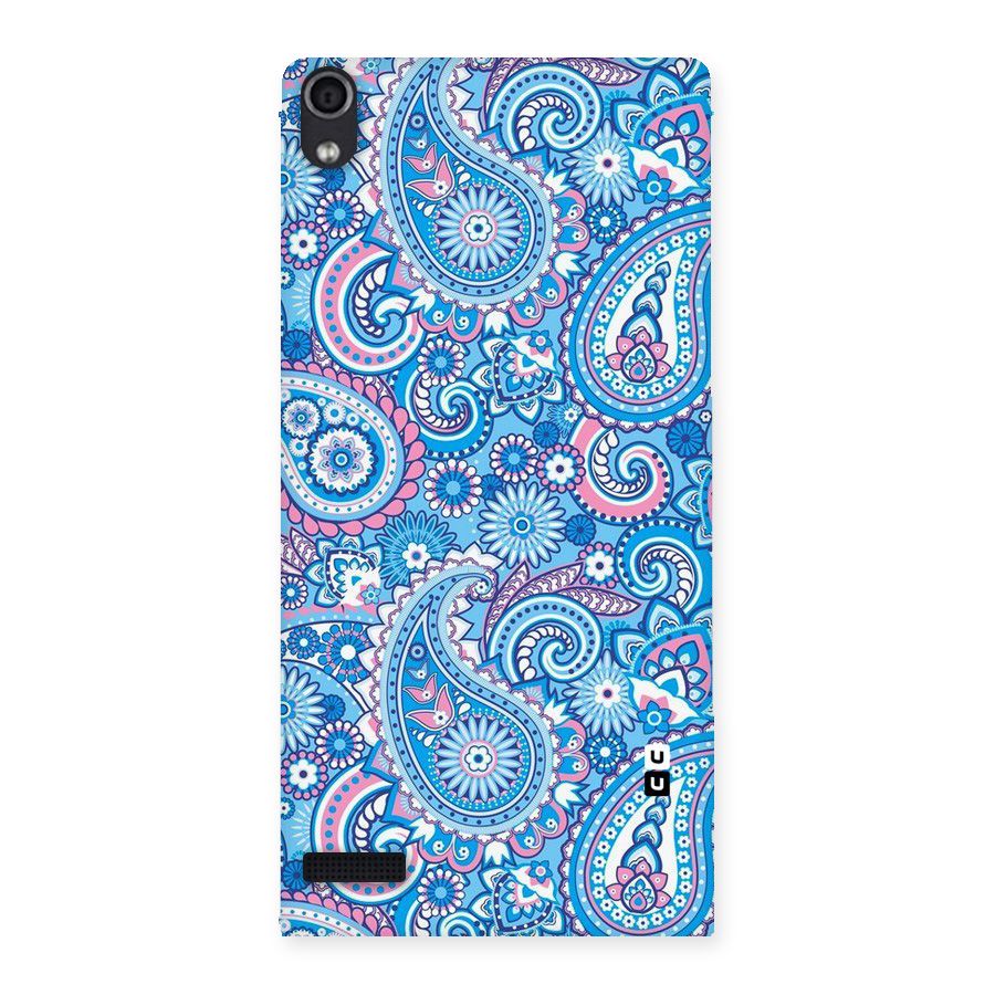 Artistic Blue Art Back Case for Ascend P6