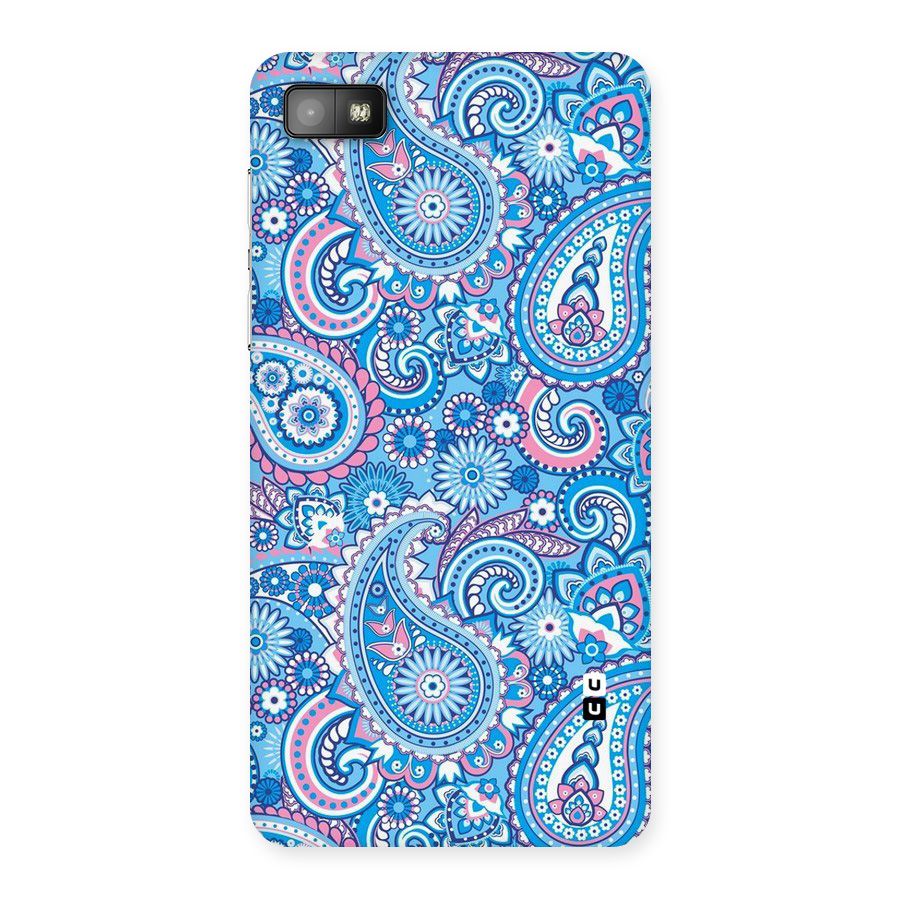 Artistic Blue Art Back Case for Blackberry Z10