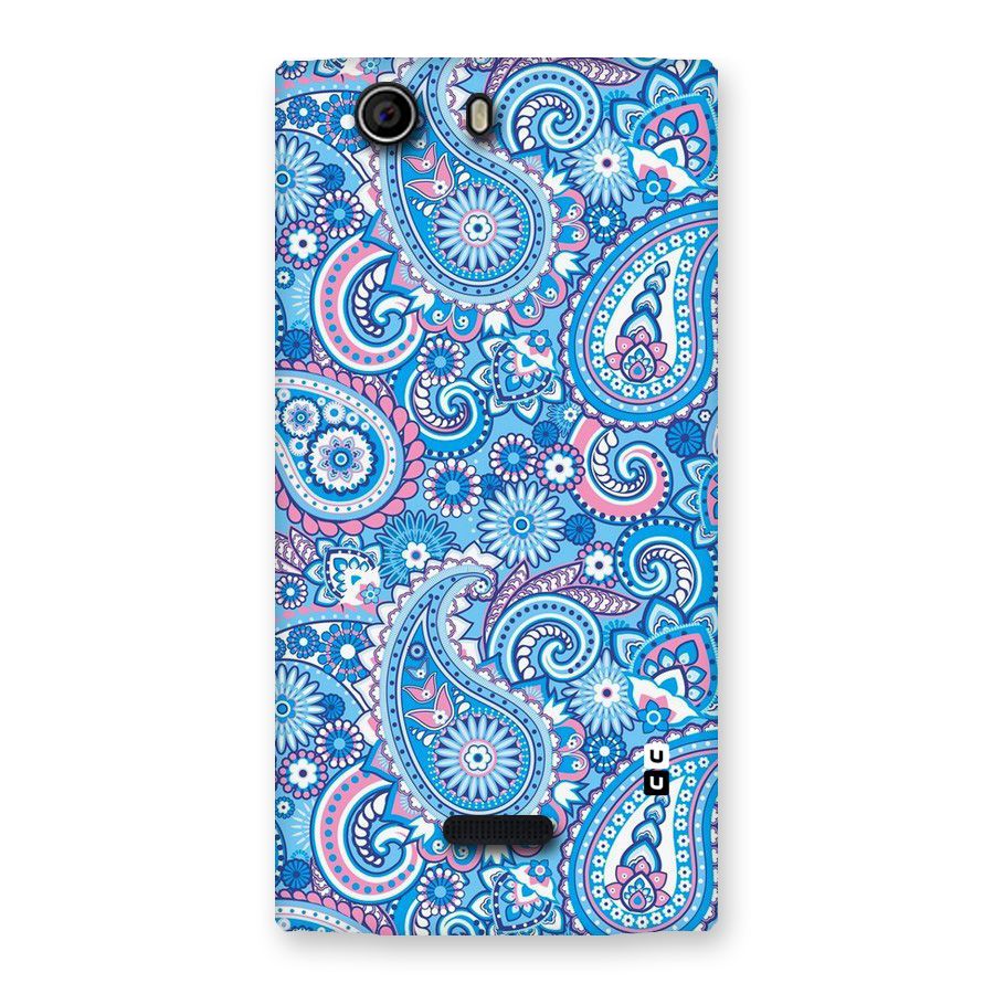 Artistic Blue Art Back Case for Canvas Nitro 2 E311