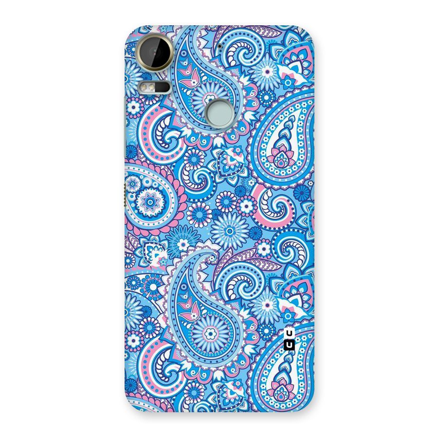 Artistic Blue Art Back Case for Desire 10 Pro