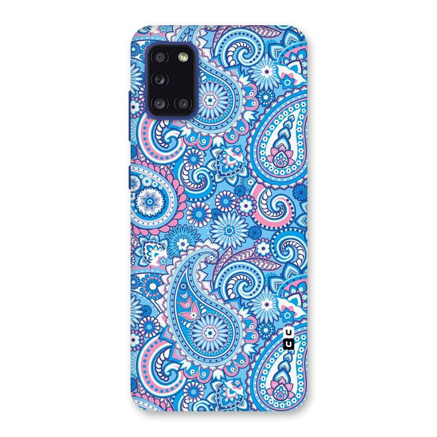 Artistic Blue Art Back Case for Galaxy A31