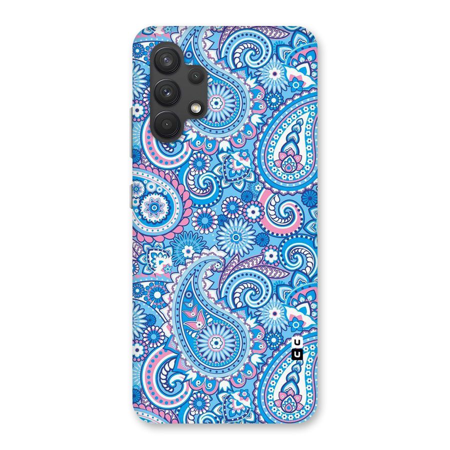 Artistic Blue Art Back Case for Galaxy A32
