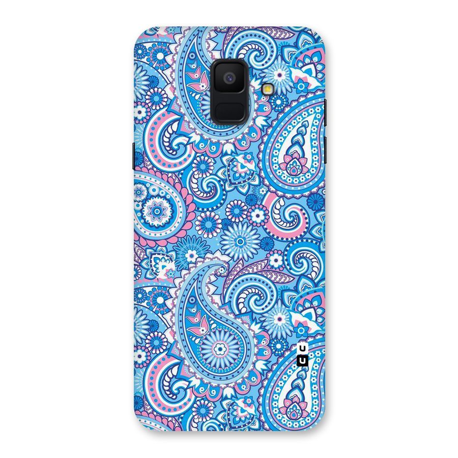 Artistic Blue Art Back Case for Galaxy A6 (2018)